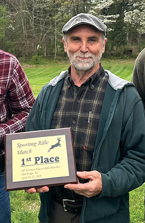 Rod England, winner of the Sporting Rifle match.